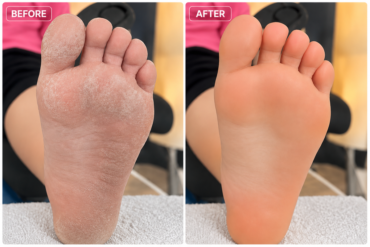Oqva Foot Scrubber for Dead Skin & Women Callus Remover