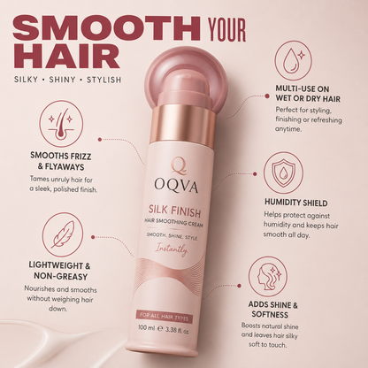 OQVA Silk Finish Hair Smoothing Cream