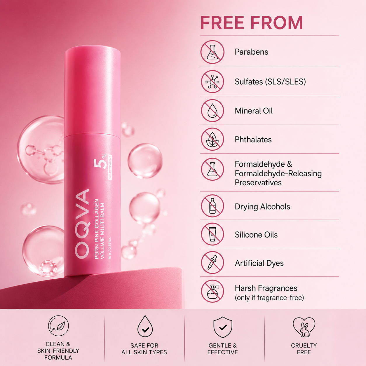 Oqva Pink Collagen Volume Multi balm