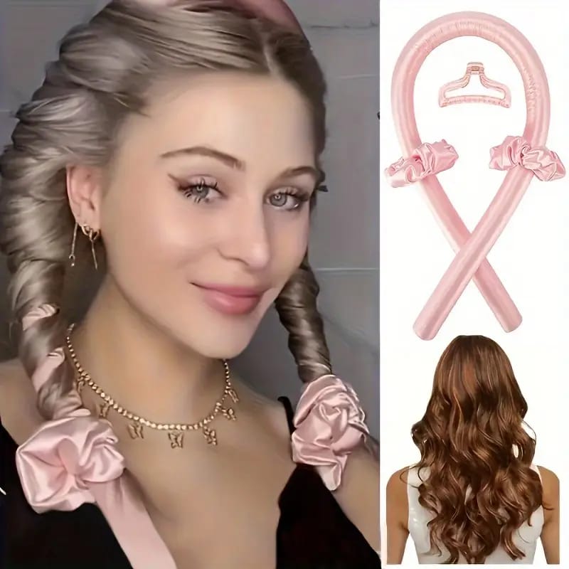 heatless hair curler ( satin )