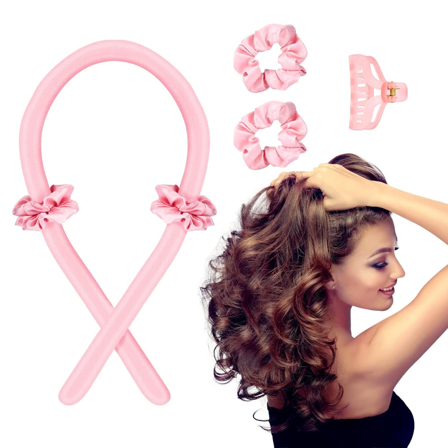 heatless hair curler ( satin )