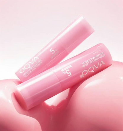 Oqva Pink Collagen Volume Multi-Balm | All-in-1 Plumping Stick for Eyes, Lips & Smile Lines